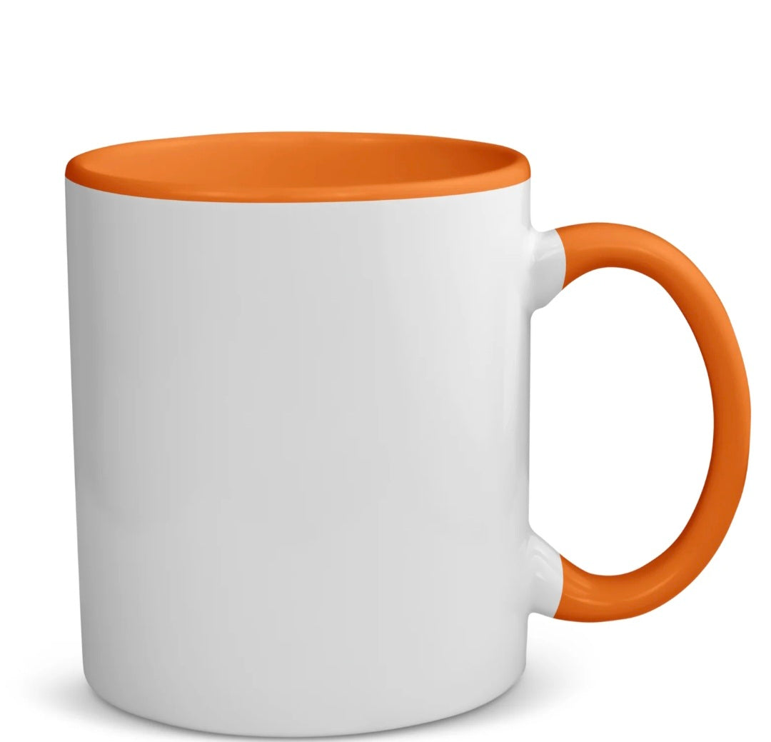 Elegante koffiemok met foto