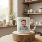 Elegante koffiemok met foto